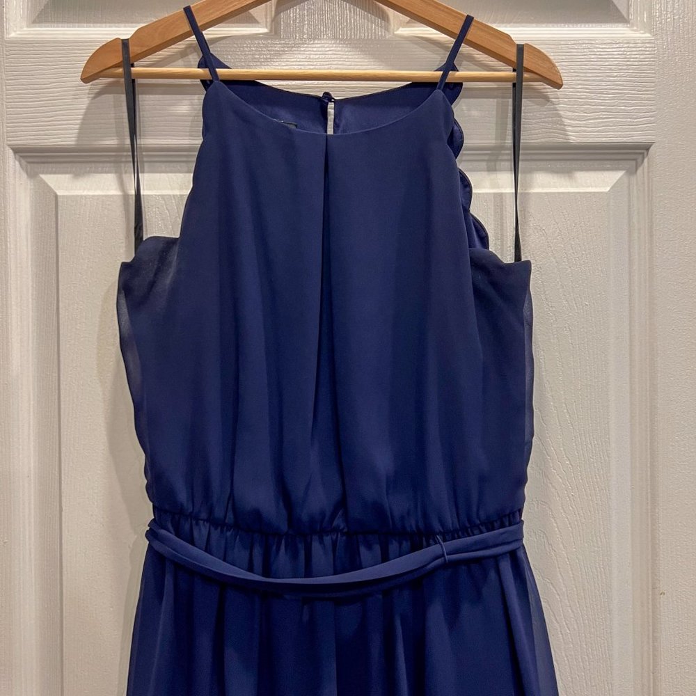 Iz Byer Scalloped Edge A-Line Dress, Size L - Picture 6 of 7
